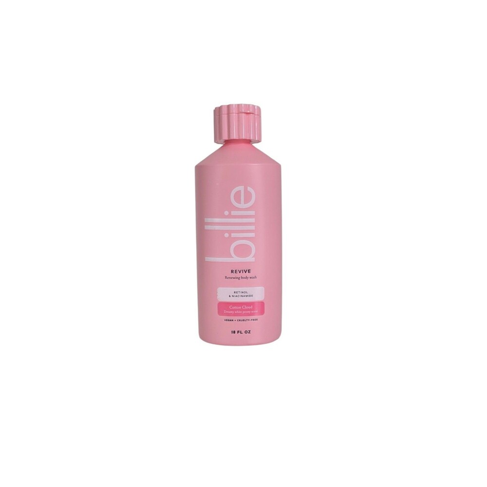 Billie Revive Body Wash Retinol & Niacinamide,Dreamy White Peony Scent  18 Fl.oz